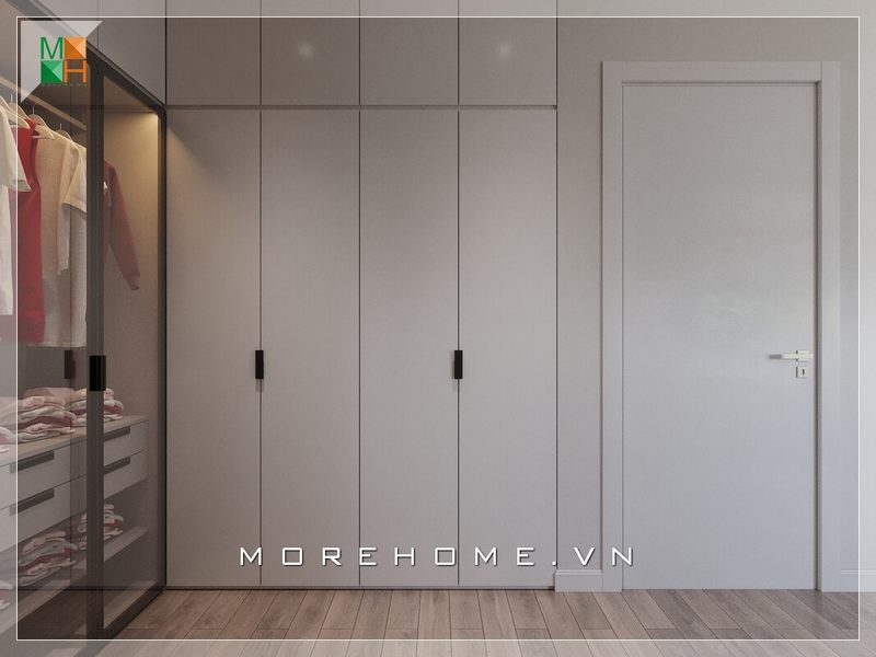 30 Mẫu tủ quần áo độc đáo cho thiết kế nội thất nhà chung cư hiện đại tại Hải Phòng